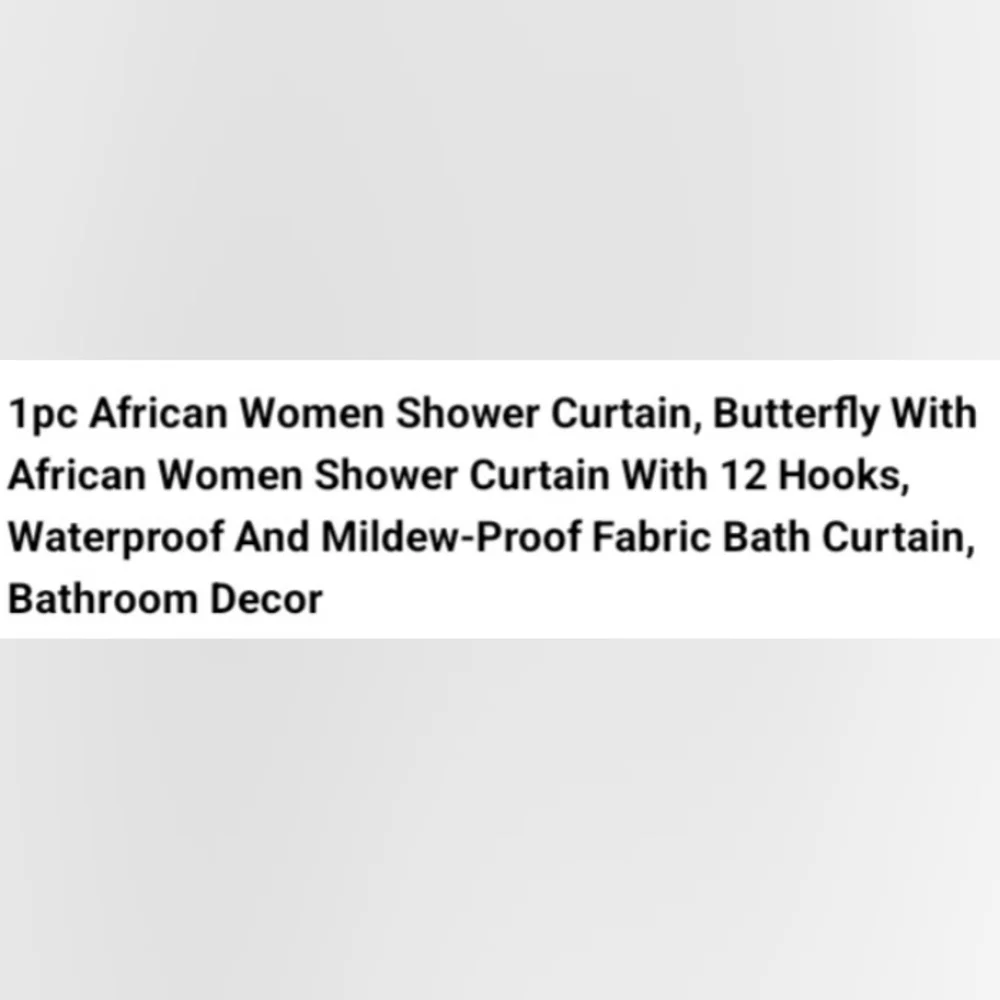 Butterfly Girl Shower Curtian